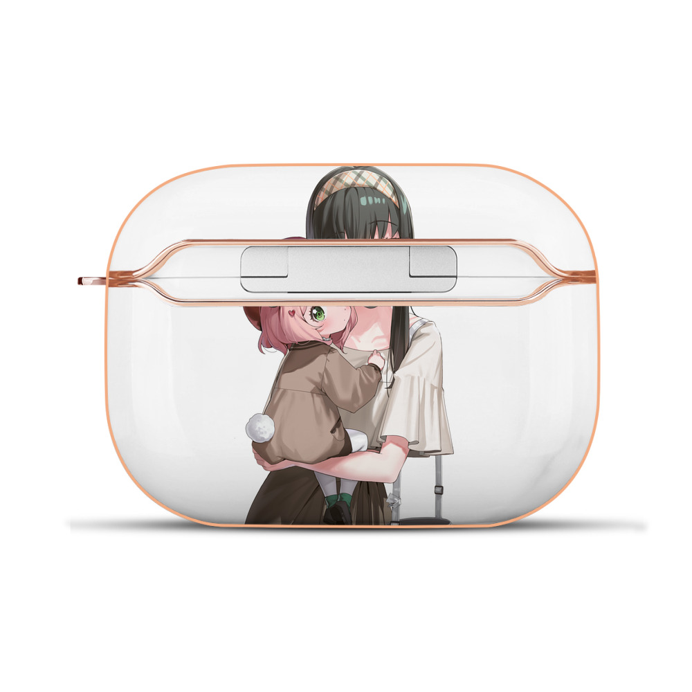 （画像用） SPY×FAMILY间谍家家酒 【AirPods Pro用】ハードシェル保護ケース｜耐衝撃・防指紋・カラビナ付き商品仕様