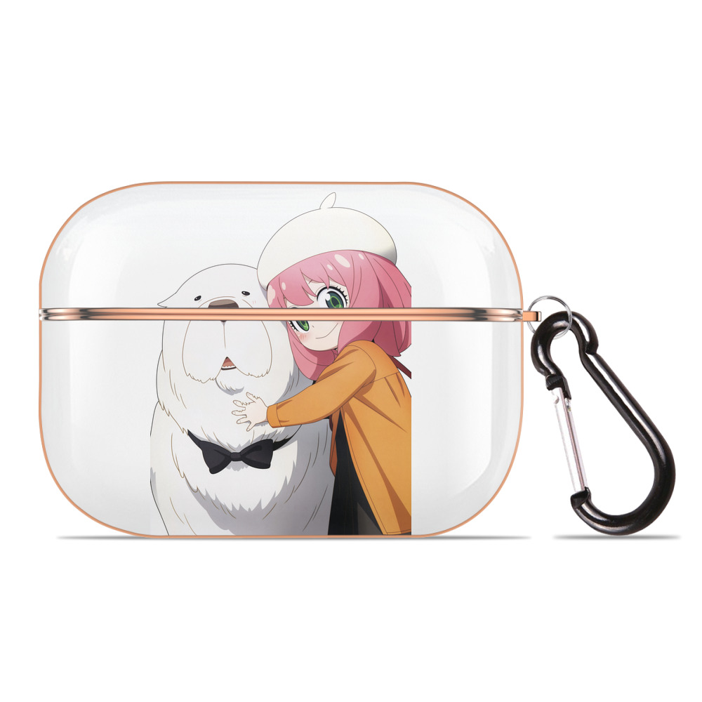 （画像用） SPY×FAMILY间谍家家酒 【AirPods Pro用】ハードシェル保護ケース｜耐衝撃・防指紋・カラビナ付き商品仕様