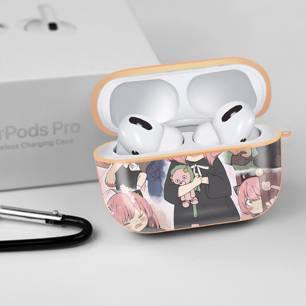 SPY×FAMILY间谍家家酒 【AirPods Pro用】ハードシェル保護ケース｜耐衝撃・防指紋・カラビナ付き商品仕様