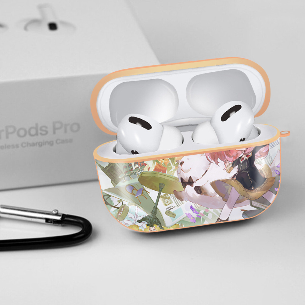 SPY×FAMILY间谍家家酒 【AirPods Pro用】ハードシェル保護ケース｜耐衝撃・防指紋・カラビナ付き商品仕様