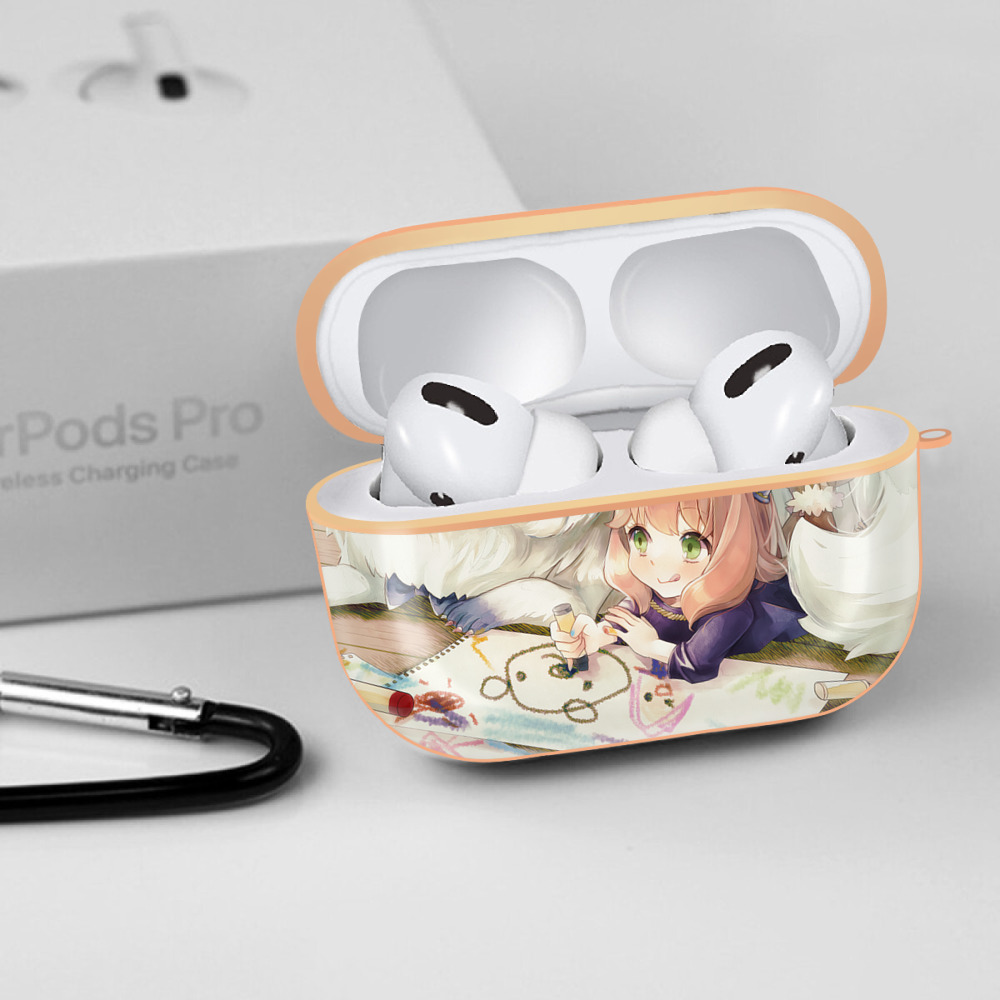 SPY×FAMILY间谍家家酒 【AirPods Pro用】ハードシェル保護ケース｜耐衝撃・防指紋・カラビナ付き商品仕様