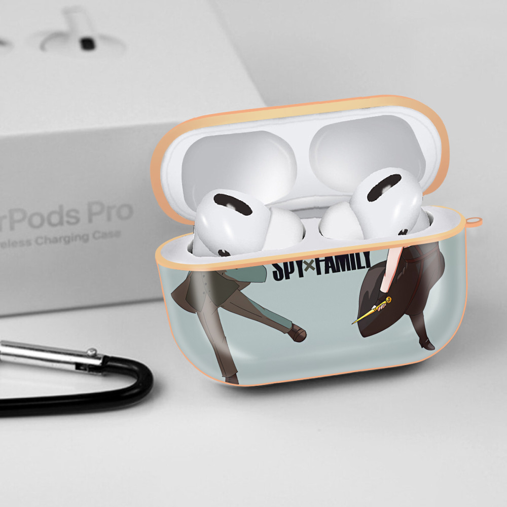 SPY×FAMILY间谍家家酒 【AirPods Pro用】ハードシェル保護ケース｜耐衝撃・防指紋・カラビナ付き商品仕様
