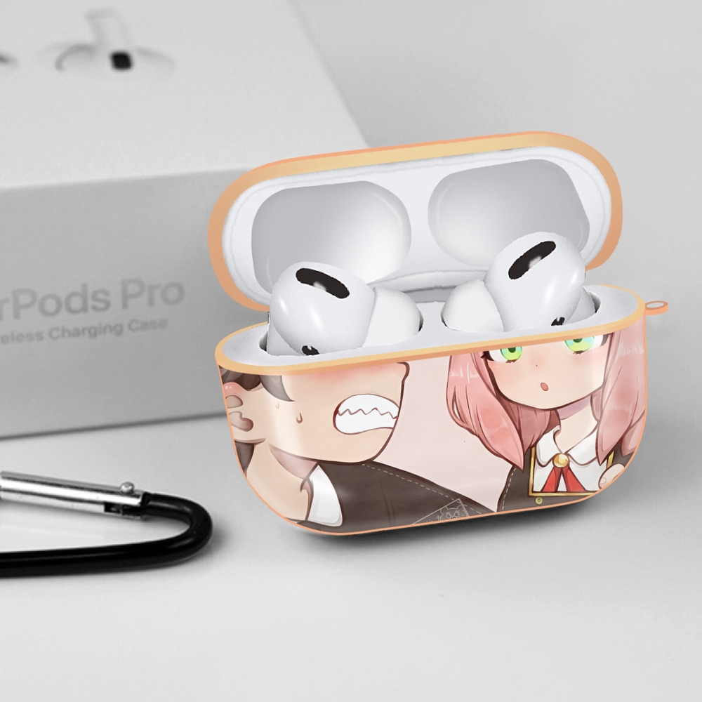 SPY×FAMILY间谍家家酒 【AirPods Pro用】ハードシェル保護ケース｜耐衝撃・防指紋・カラビナ付き商品仕様