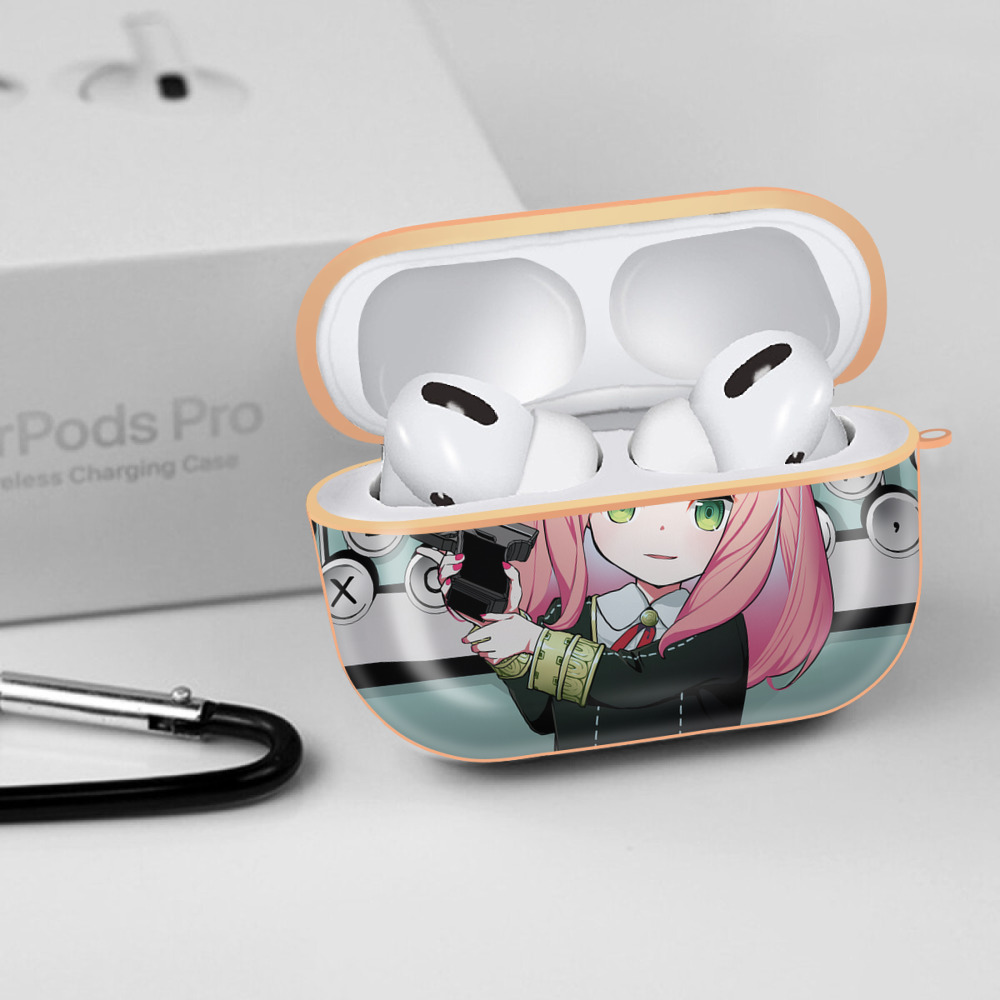 SPY×FAMILY间谍家家酒 【AirPods Pro用】ハードシェル保護ケース｜耐衝撃・防指紋・カラビナ付き商品仕様