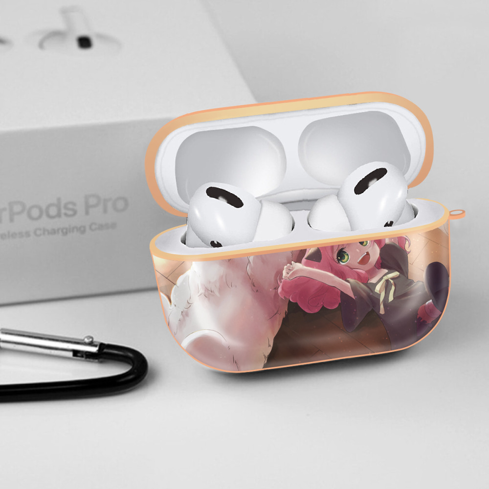 SPY×FAMILY间谍家家酒 【AirPods Pro用】ハードシェル保護ケース｜耐衝撃・防指紋・カラビナ付き商品仕様