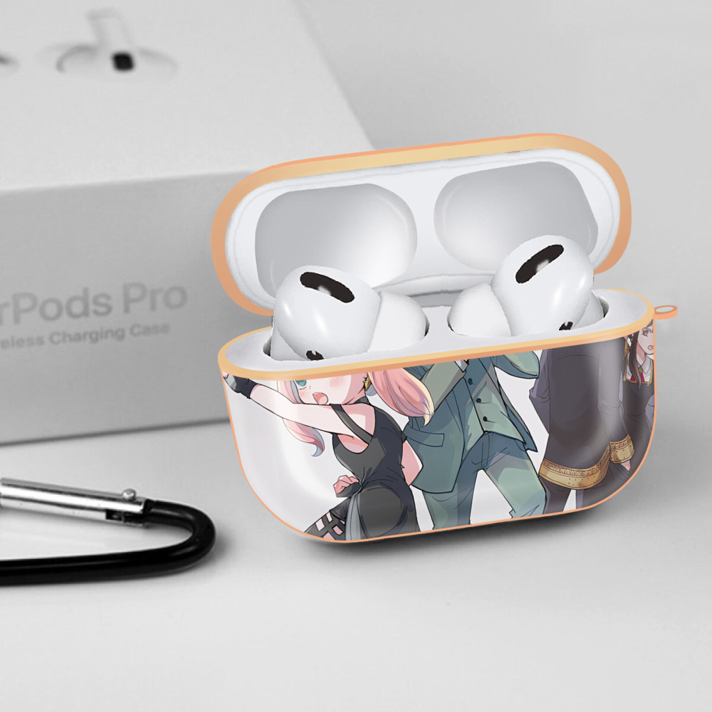 SPY×FAMILY间谍家家酒 【AirPods Pro用】ハードシェル保護ケース｜耐衝撃・防指紋・カラビナ付き商品仕様