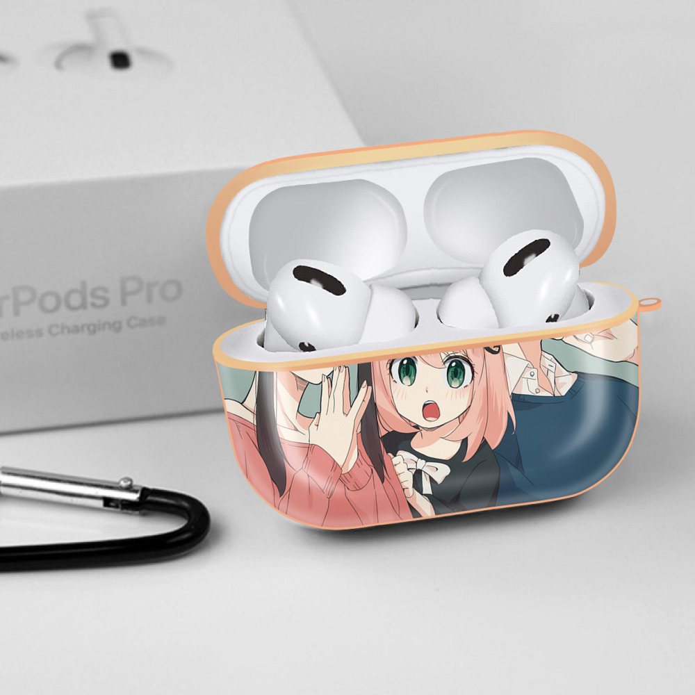 SPY×FAMILY间谍家家酒 【AirPods Pro用】ハードシェル保護ケース｜耐衝撃・防指紋・カラビナ付き商品仕様