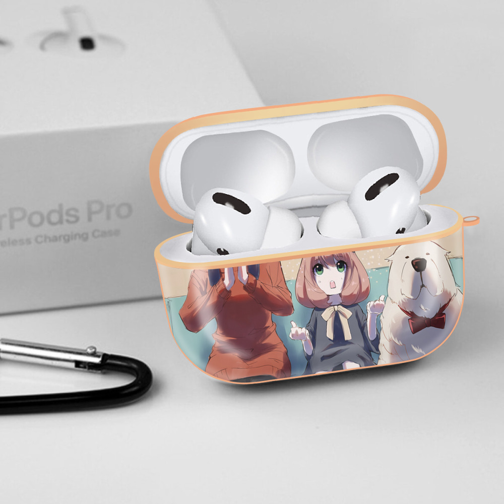 SPY×FAMILY间谍家家酒 【AirPods Pro用】ハードシェル保護ケース｜耐衝撃・防指紋・カラビナ付き商品仕様