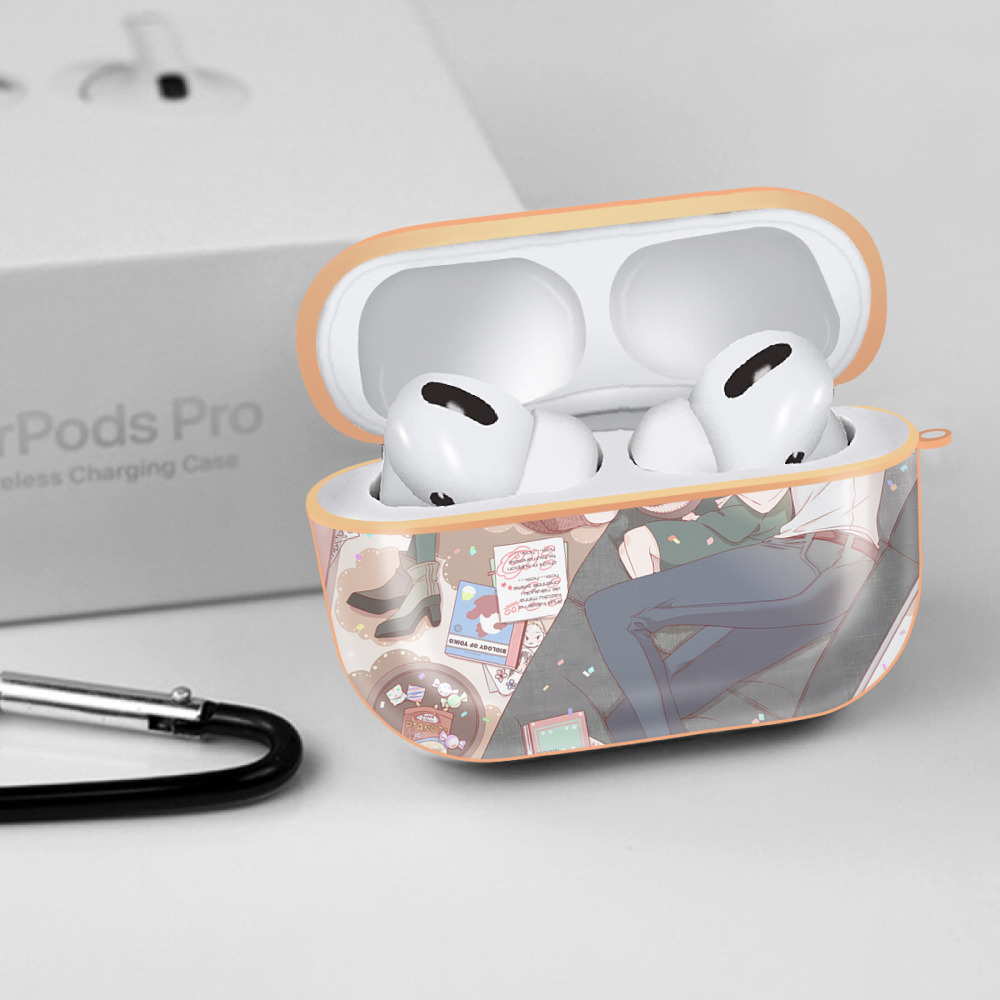 SPY×FAMILY间谍家家酒 【AirPods Pro用】ハードシェル保護ケース｜耐衝撃・防指紋・カラビナ付き商品仕様