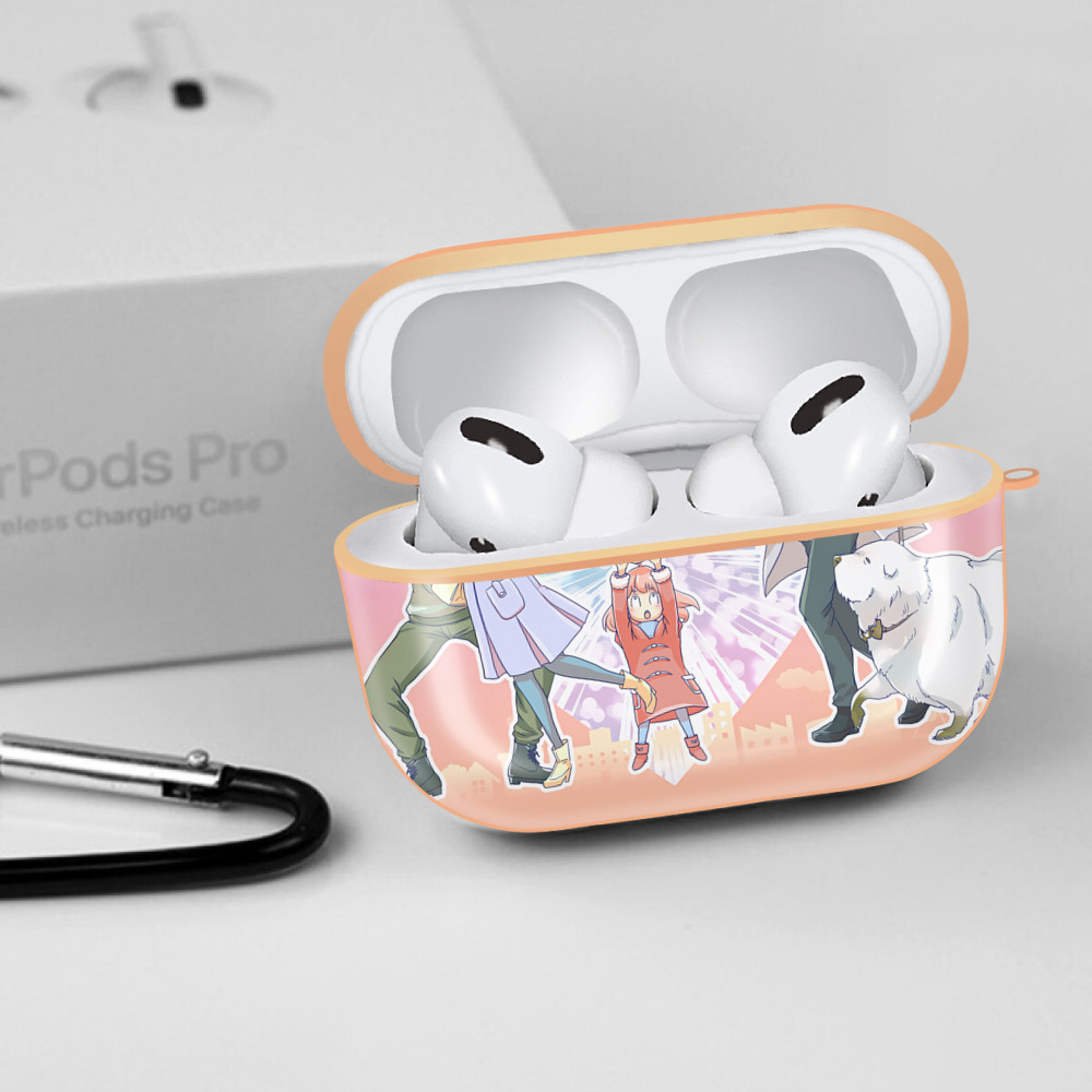 SPY×FAMILY间谍家家酒 【AirPods Pro用】ハードシェル保護ケース｜耐衝撃・防指紋・カラビナ付き商品仕様