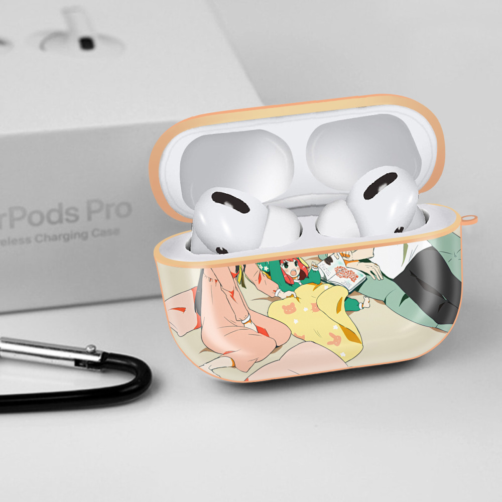 SPY×FAMILY间谍家家酒 【AirPods Pro用】ハードシェル保護ケース｜耐衝撃・防指紋・カラビナ付き商品仕様