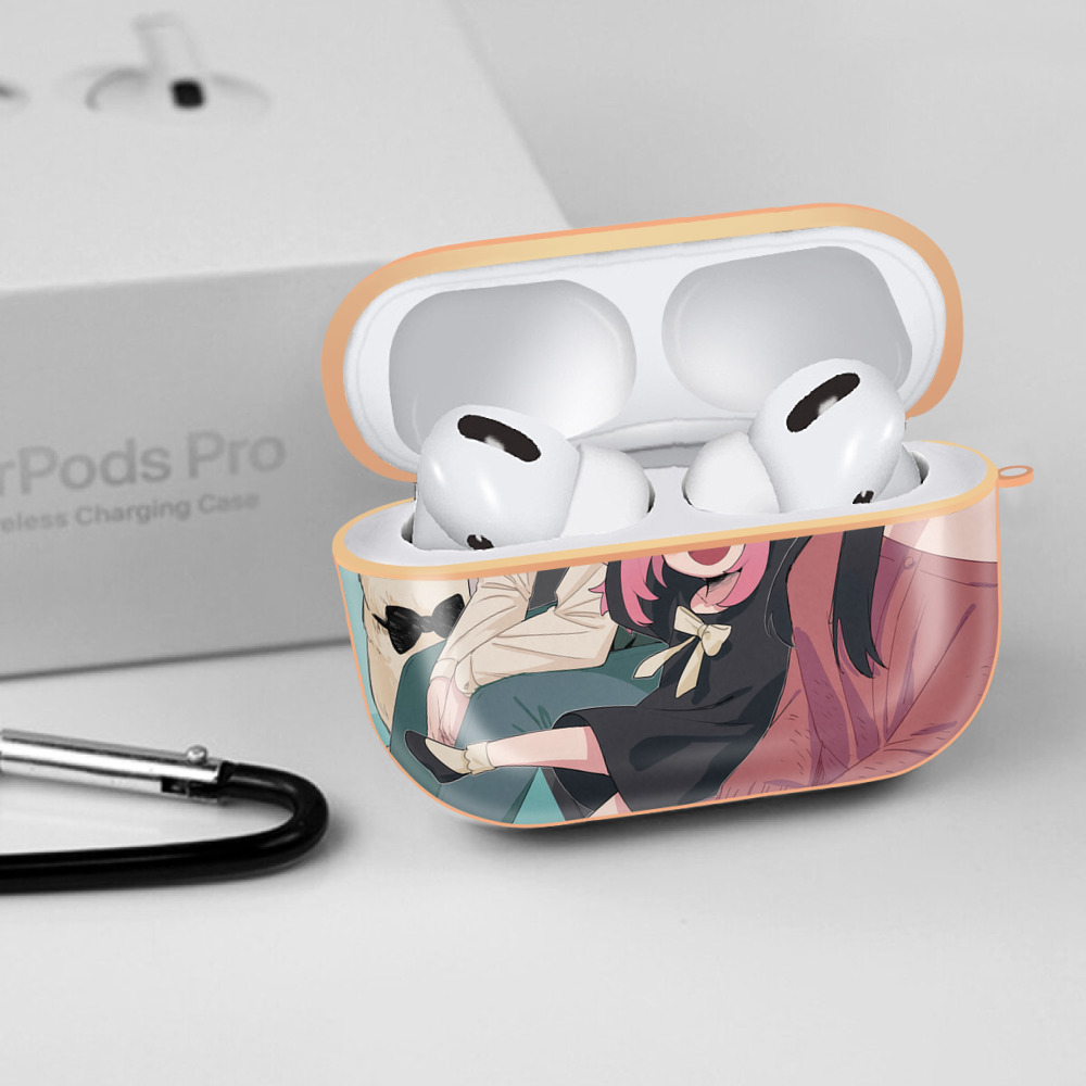 SPY×FAMILY间谍家家酒 【AirPods Pro用】ハードシェル保護ケース｜耐衝撃・防指紋・カラビナ付き商品仕様