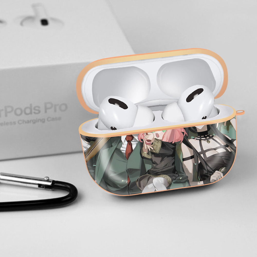 SPY×FAMILY间谍家家酒 【AirPods Pro用】ハードシェル保護ケース｜耐衝撃・防指紋・カラビナ付き商品仕様