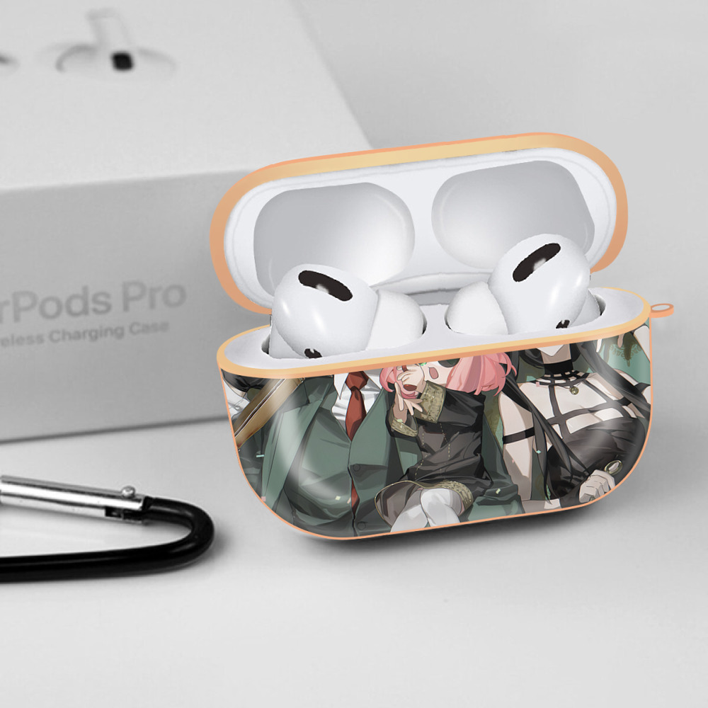 SPY×FAMILY间谍家家酒 【AirPods Pro用】ハードシェル保護ケース｜耐衝撃・防指紋・カラビナ付き商品仕様