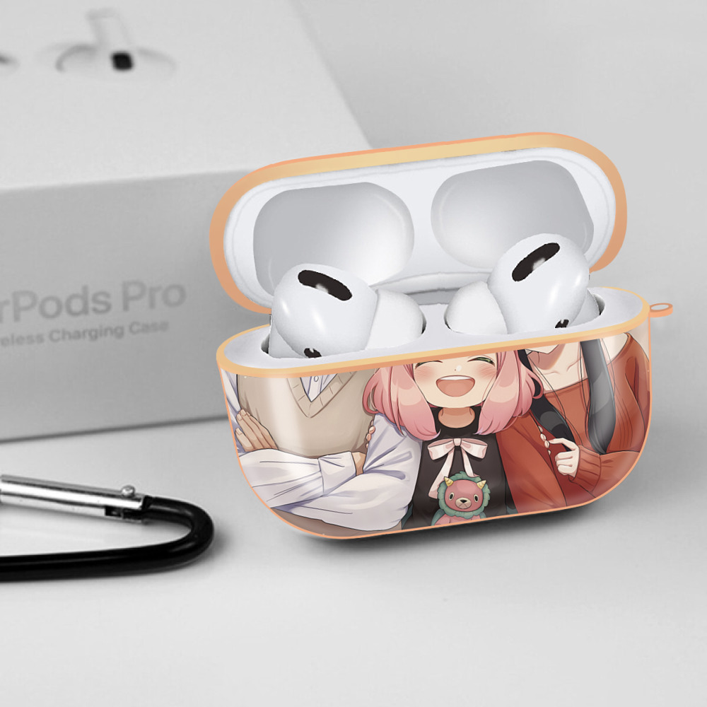 SPY×FAMILY间谍家家酒 【AirPods Pro用】ハードシェル保護ケース｜耐衝撃・防指紋・カラビナ付き商品仕様