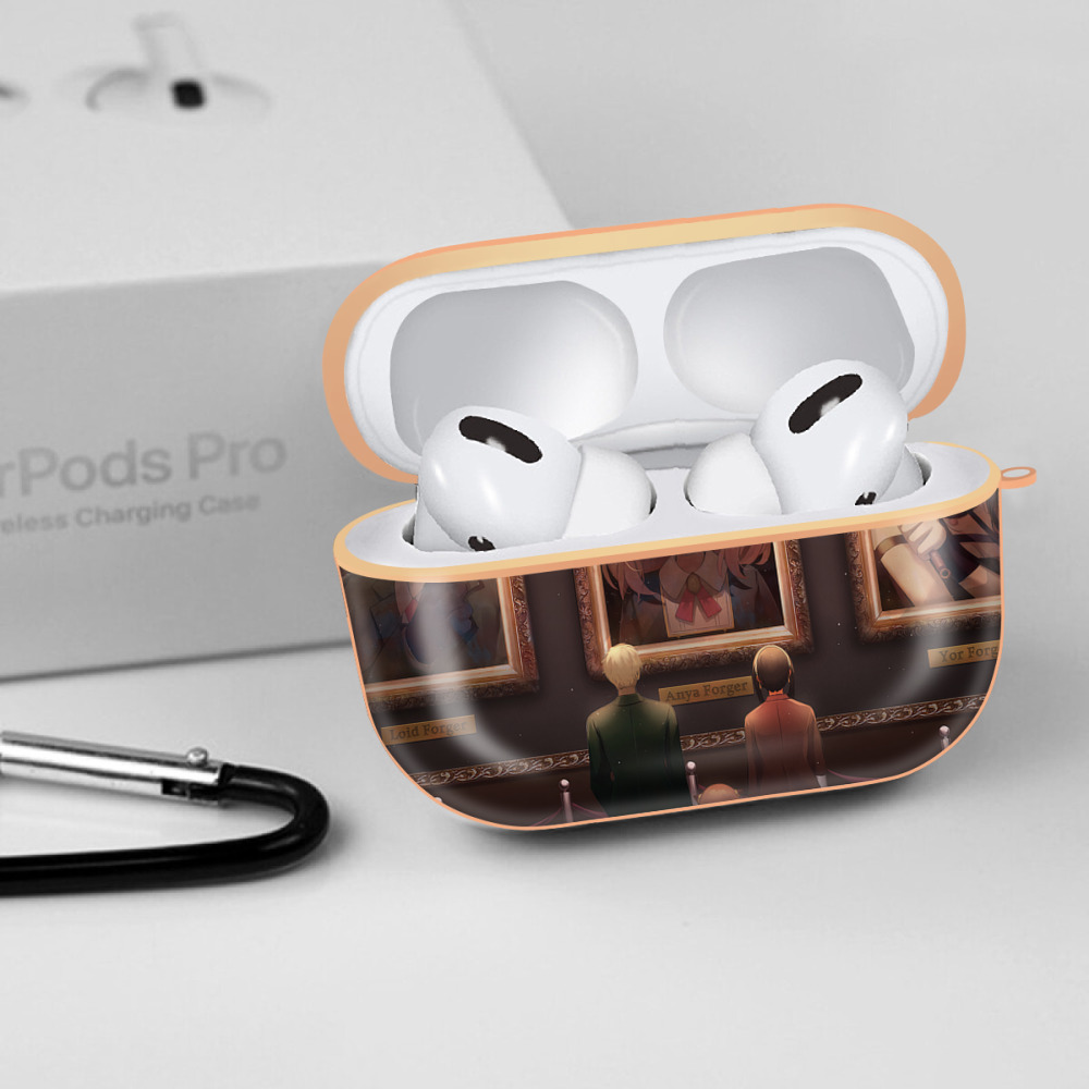 SPY×FAMILY间谍家家酒 【AirPods Pro用】ハードシェル保護ケース｜耐衝撃・防指紋・カラビナ付き商品仕様