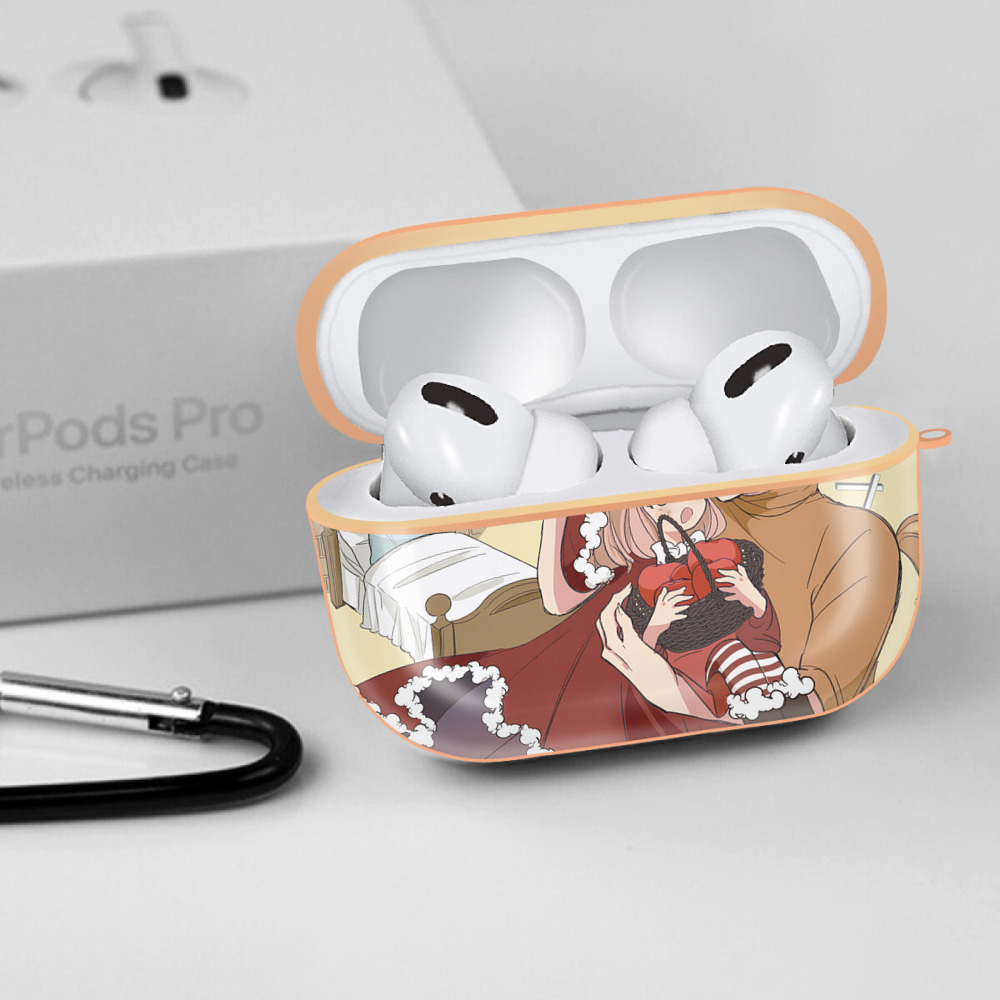 SPY×FAMILY间谍家家酒 【AirPods Pro用】ハードシェル保護ケース｜耐衝撃・防指紋・カラビナ付き商品仕様