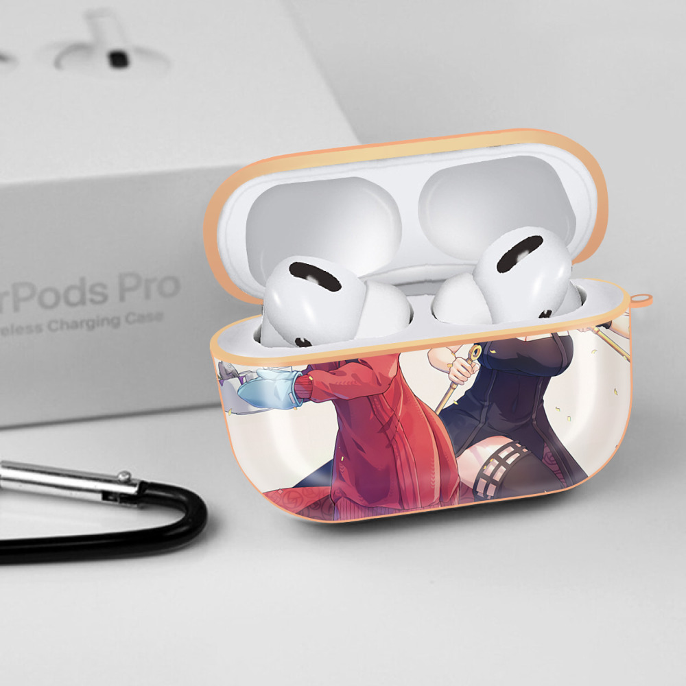 SPY×FAMILY间谍家家酒 【AirPods Pro用】ハードシェル保護ケース｜耐衝撃・防指紋・カラビナ付き商品仕様
