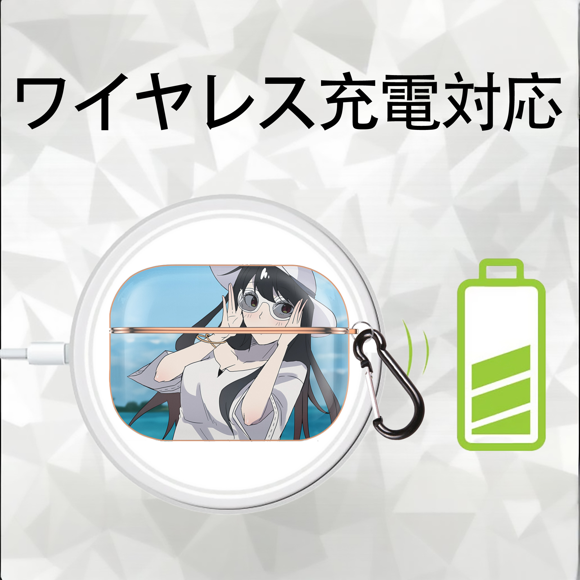 SPY×FAMILY间谍家家酒 【AirPods Pro用】ハードシェル保護ケース｜耐衝撃・防指紋・カラビナ付き商品仕様