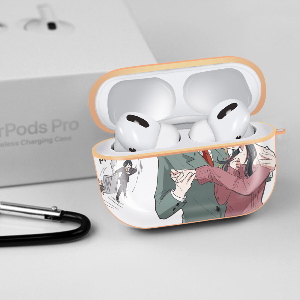 SPY×FAMILY间谍家家酒 【AirPods Pro用】ハードシェル保護ケース｜耐衝撃・防指紋・カラビナ付き商品仕様