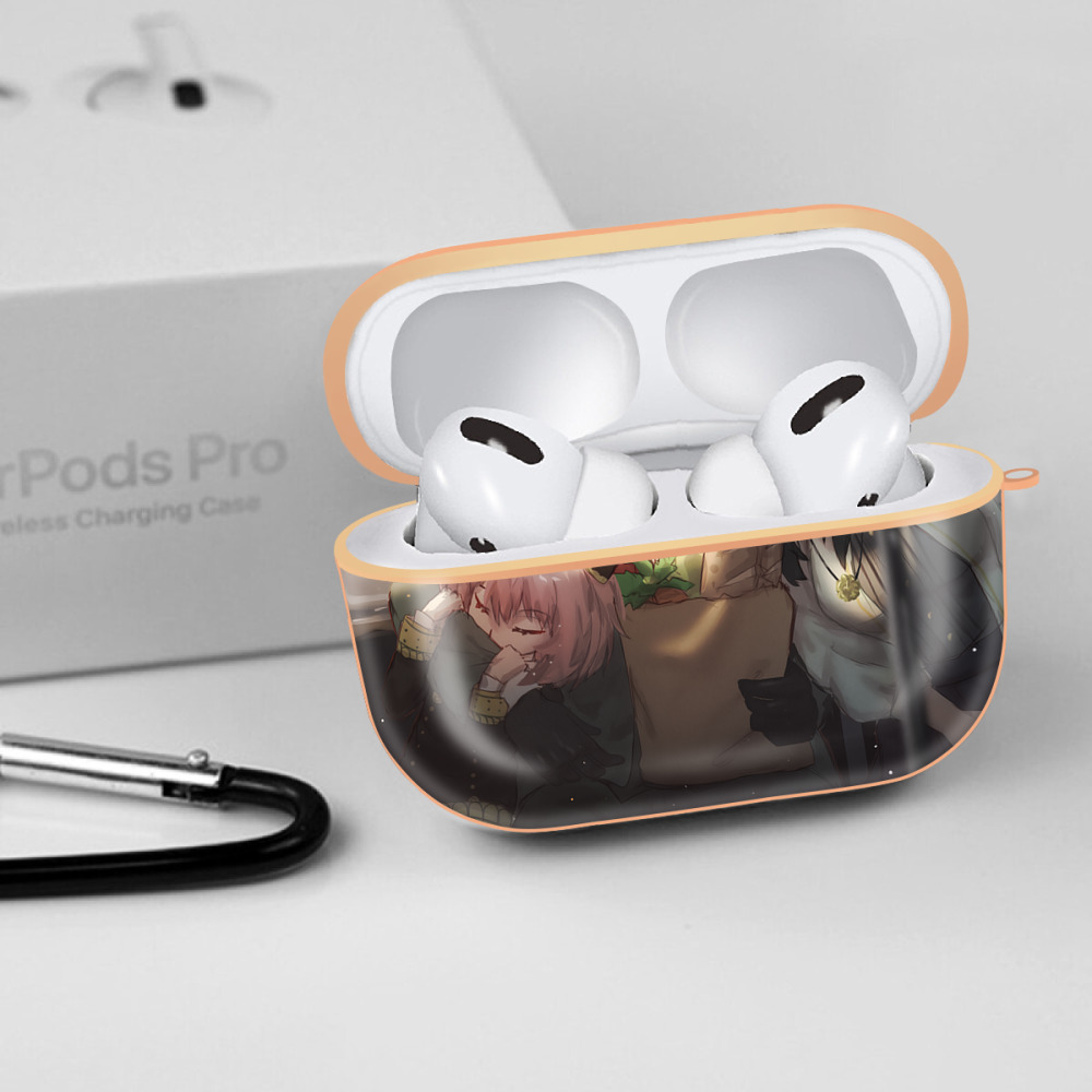 SPY×FAMILY间谍家家酒 【AirPods Pro用】ハードシェル保護ケース｜耐衝撃・防指紋・カラビナ付き商品仕様