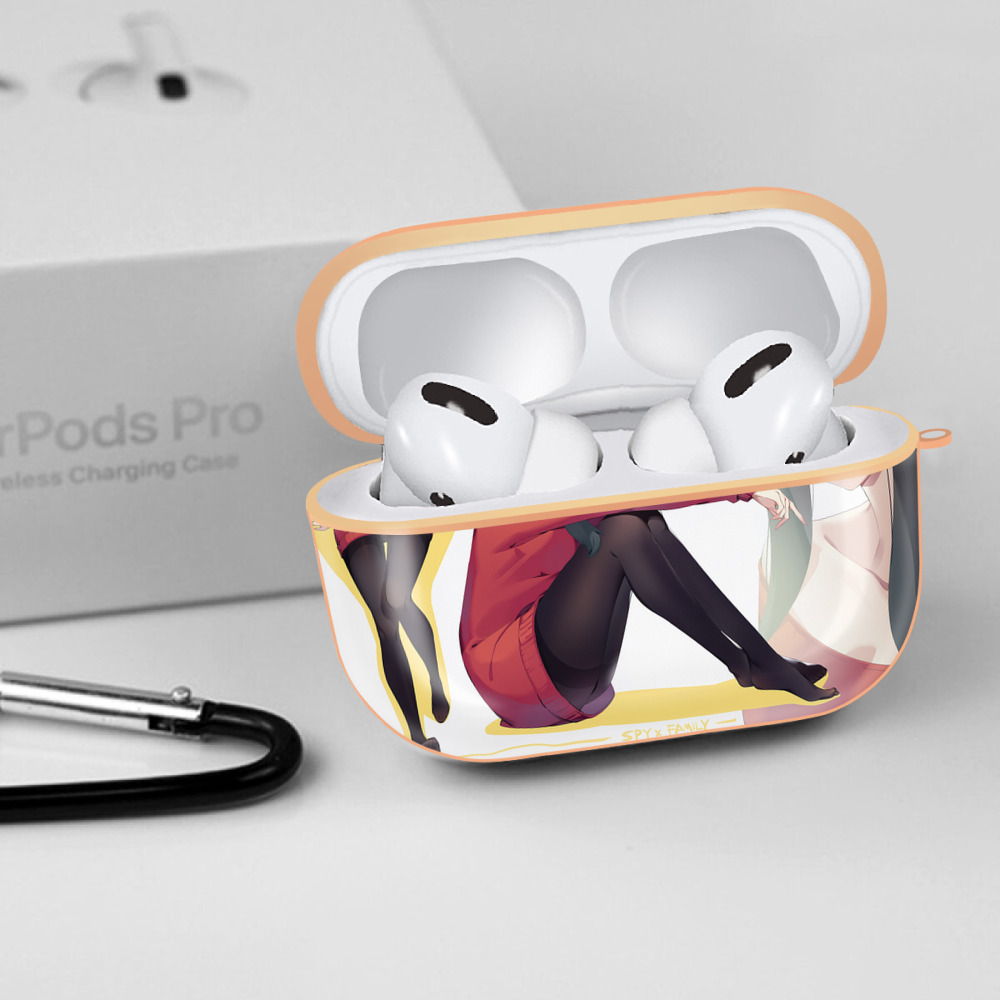 SPY×FAMILY间谍家家酒 【AirPods Pro用】ハードシェル保護ケース｜耐衝撃・防指紋・カラビナ付き商品仕様