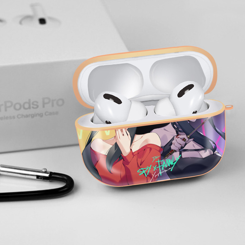 SPY×FAMILY间谍家家酒 【AirPods Pro用】ハードシェル保護ケース｜耐衝撃・防指紋・カラビナ付き商品仕様