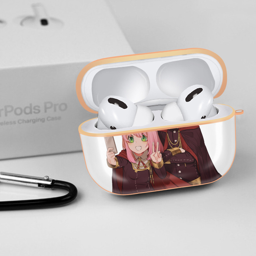 SPY×FAMILY间谍家家酒 【AirPods Pro用】ハードシェル保護ケース｜耐衝撃・防指紋・カラビナ付き商品仕様