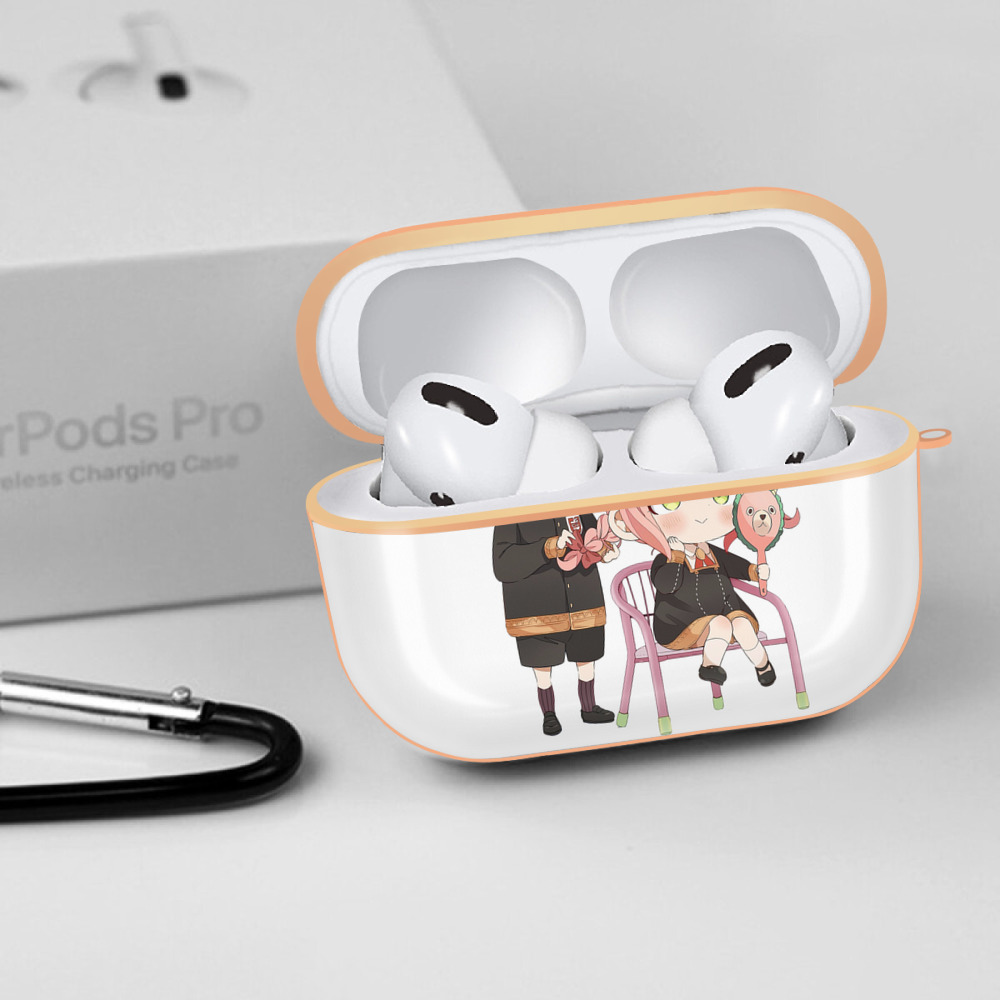 SPY×FAMILY间谍家家酒 【AirPods Pro用】ハードシェル保護ケース｜耐衝撃・防指紋・カラビナ付き商品仕様