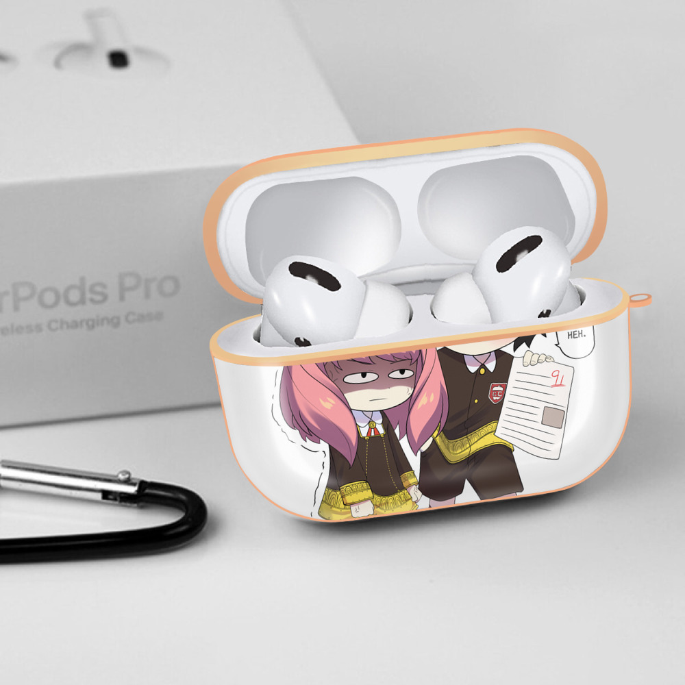 SPY×FAMILY间谍家家酒 【AirPods Pro用】ハードシェル保護ケース｜耐衝撃・防指紋・カラビナ付き商品仕様