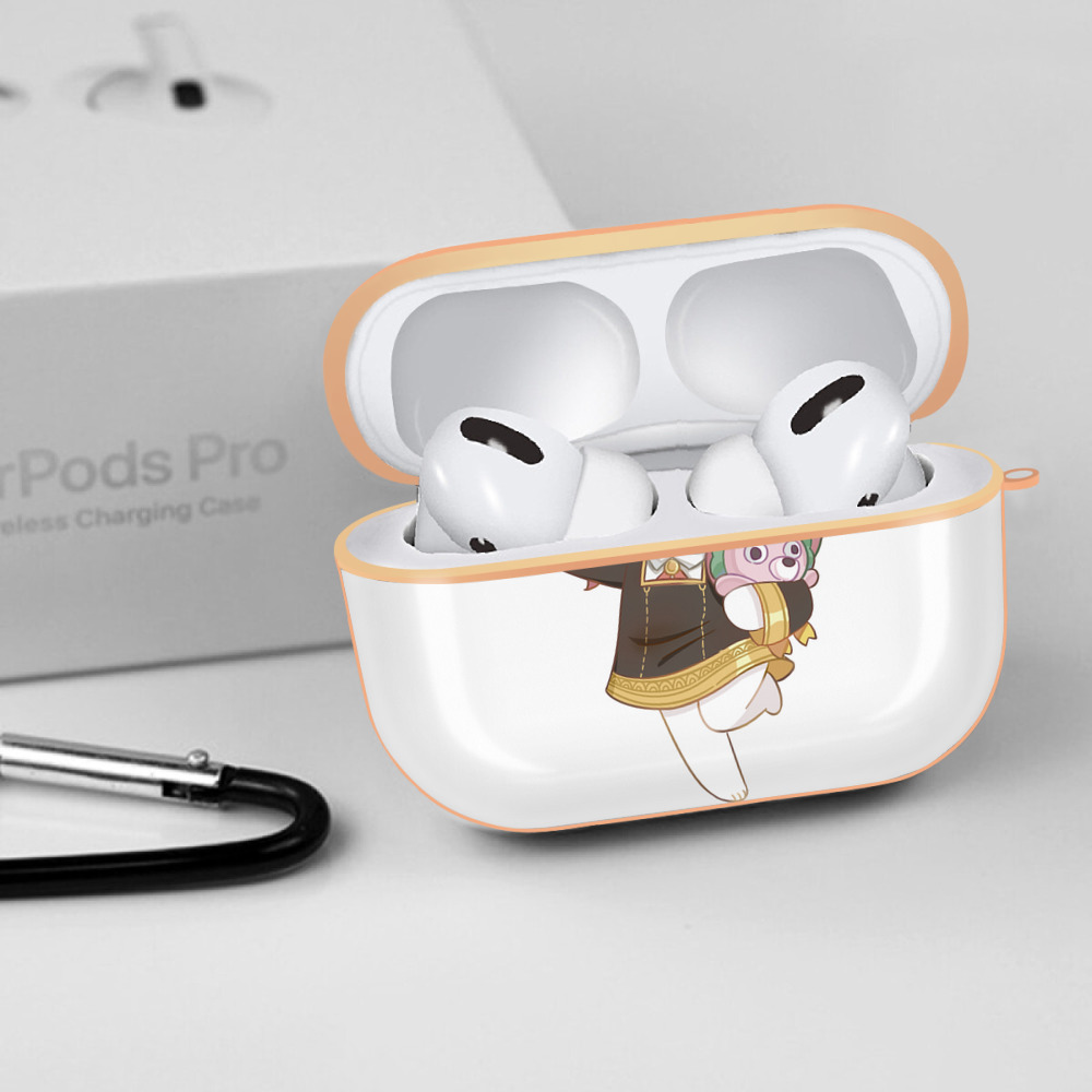 SPY×FAMILY间谍家家酒 【AirPods Pro用】ハードシェル保護ケース｜耐衝撃・防指紋・カラビナ付き商品仕様