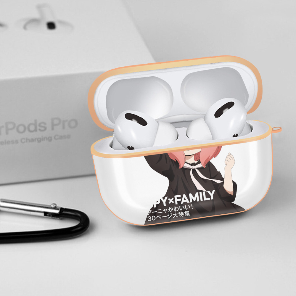 SPY×FAMILY间谍家家酒 【AirPods Pro用】ハードシェル保護ケース｜耐衝撃・防指紋・カラビナ付き商品仕様