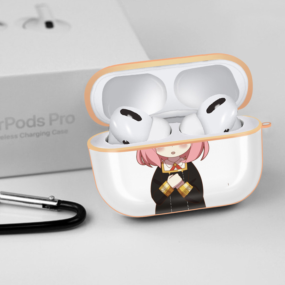 SPY×FAMILY间谍家家酒 【AirPods Pro用】ハードシェル保護ケース｜耐衝撃・防指紋・カラビナ付き商品仕様