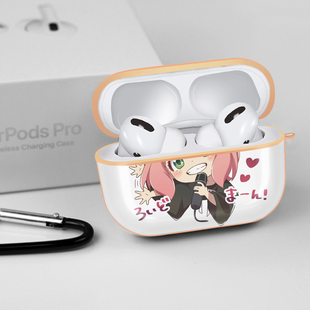 SPY×FAMILY间谍家家酒 【AirPods Pro用】ハードシェル保護ケース｜耐衝撃・防指紋・カラビナ付き商品仕様