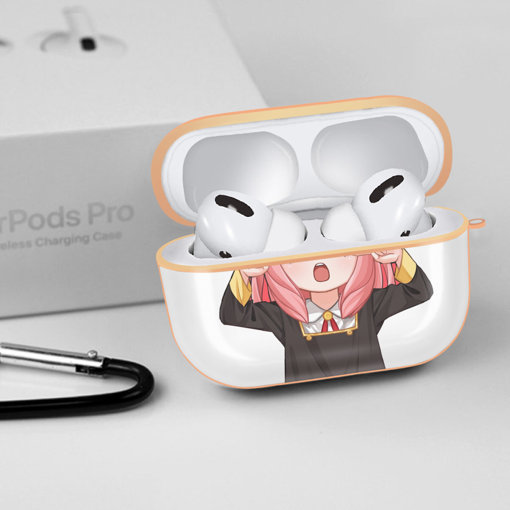 SPY×FAMILY间谍家家酒 【AirPods Pro用】ハードシェル保護ケース｜耐衝撃・防指紋・カラビナ付き商品仕様