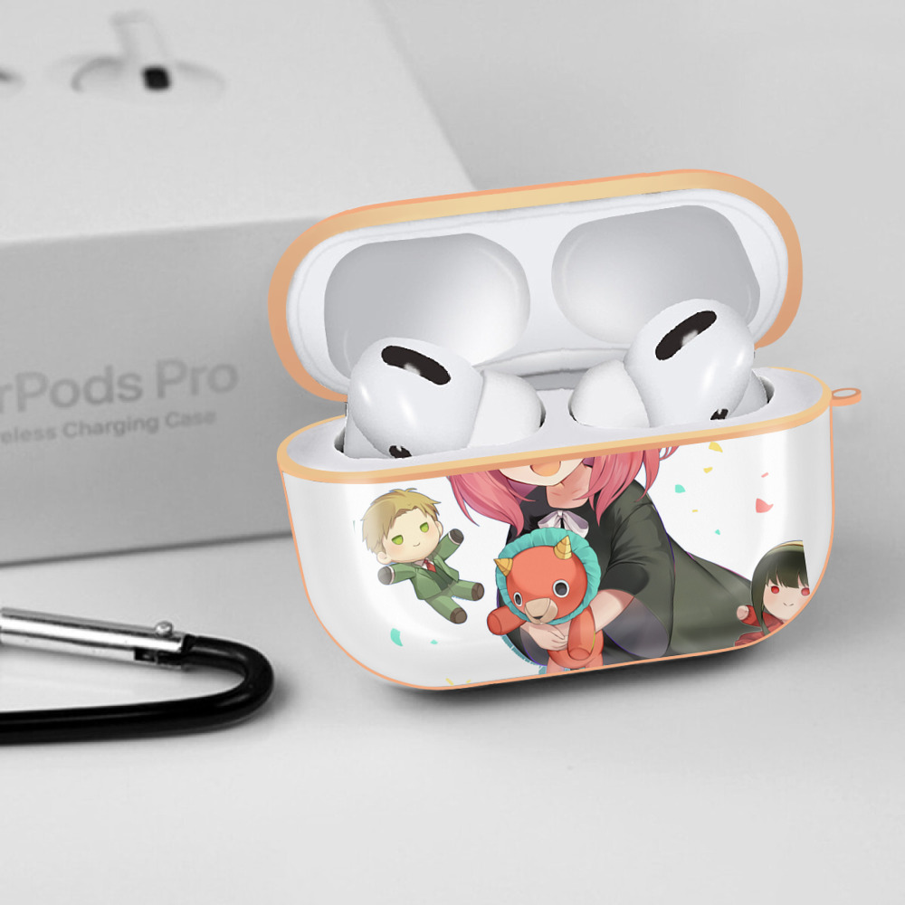 SPY×FAMILY间谍家家酒 【AirPods Pro用】ハードシェル保護ケース｜耐衝撃・防指紋・カラビナ付き商品仕様