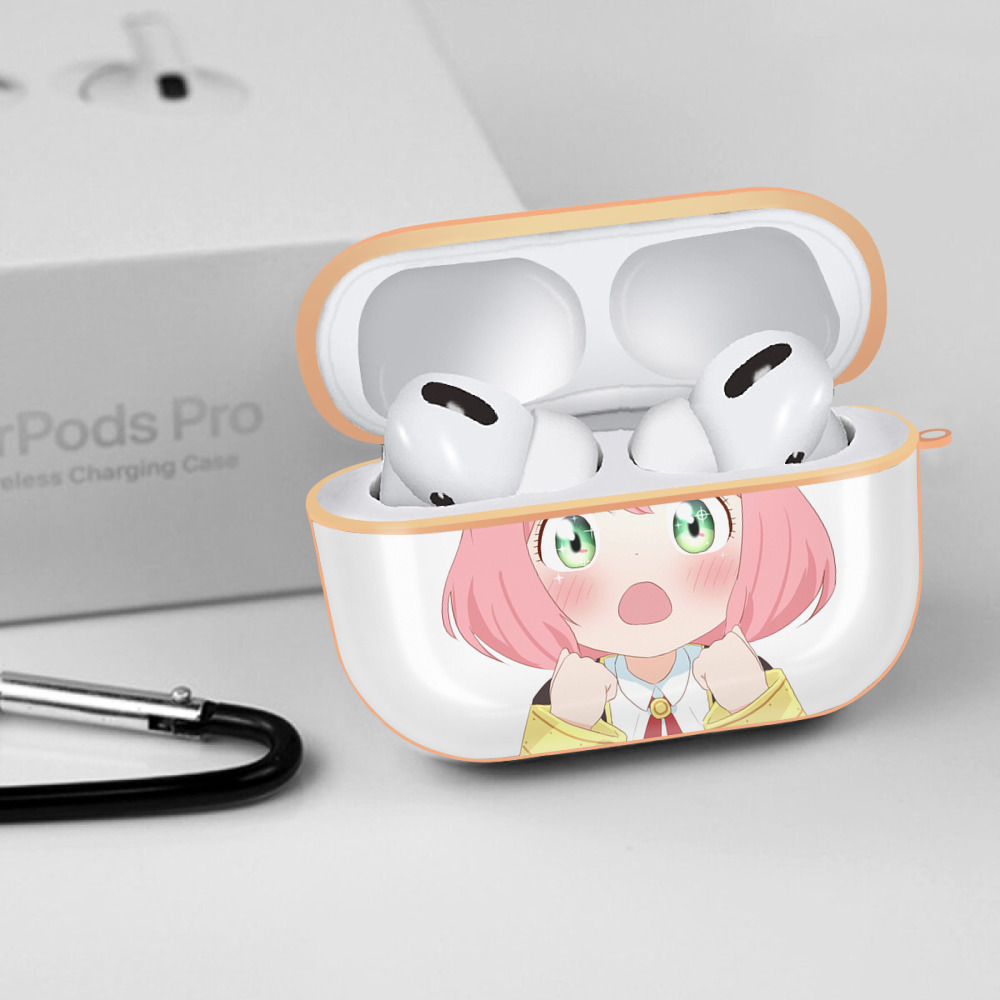 SPY×FAMILY间谍家家酒 【AirPods Pro用】ハードシェル保護ケース｜耐衝撃・防指紋・カラビナ付き商品仕様