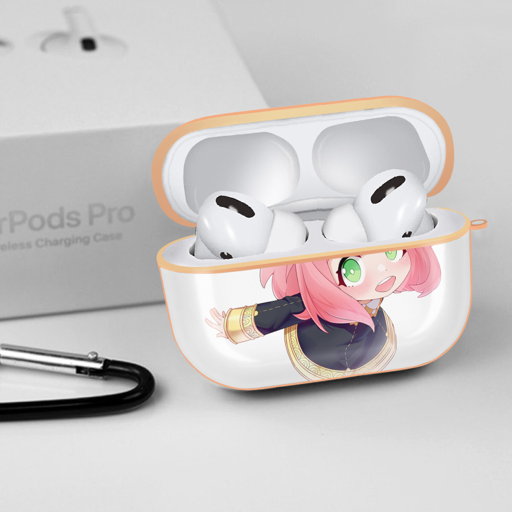 SPY×FAMILY间谍家家酒 【AirPods Pro用】ハードシェル保護ケース｜耐衝撃・防指紋・カラビナ付き商品仕様