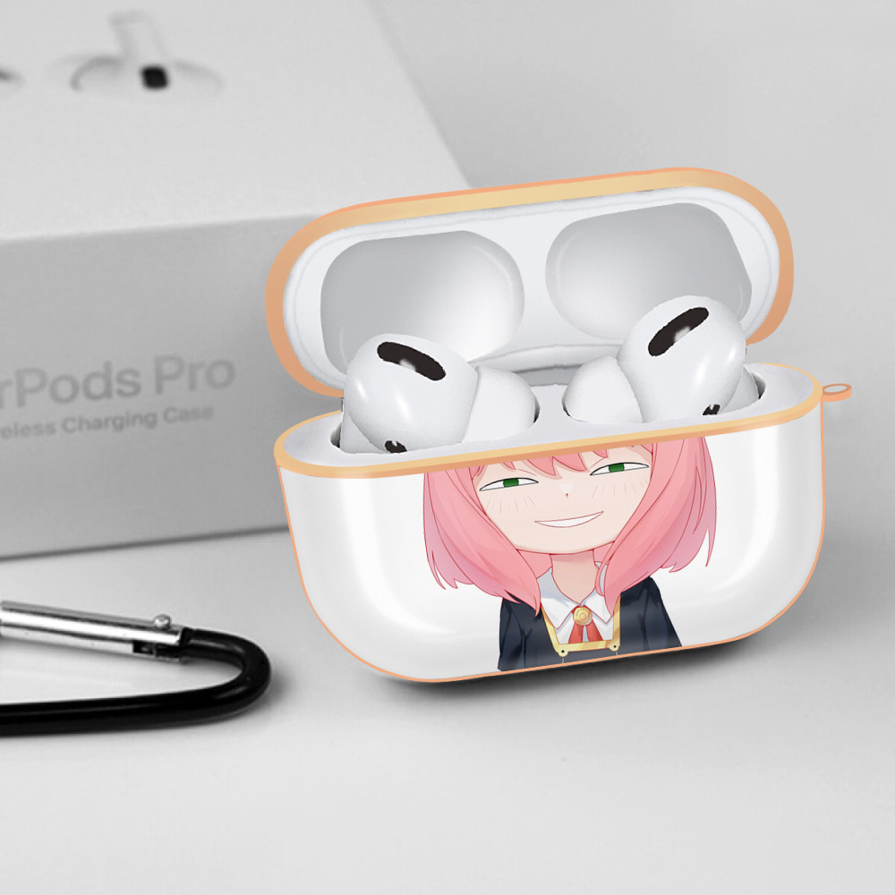 SPY×FAMILY间谍家家酒 【AirPods Pro用】ハードシェル保護ケース｜耐衝撃・防指紋・カラビナ付き商品仕様
