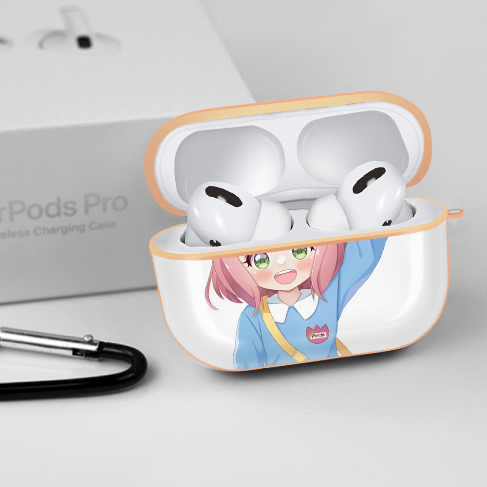 SPY×FAMILY间谍家家酒 【AirPods Pro用】ハードシェル保護ケース｜耐衝撃・防指紋・カラビナ付き商品仕様