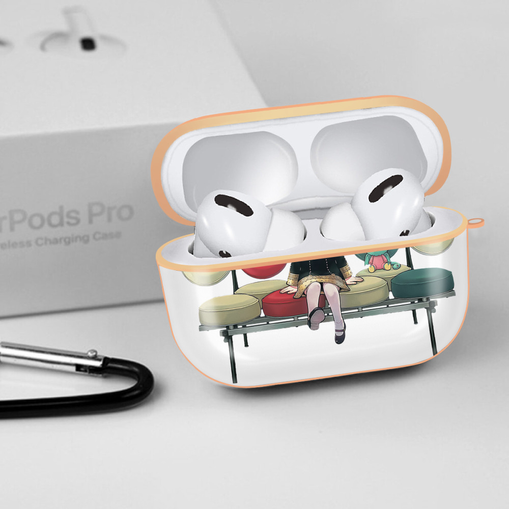 SPY×FAMILY间谍家家酒 【AirPods Pro用】ハードシェル保護ケース｜耐衝撃・防指紋・カラビナ付き商品仕様