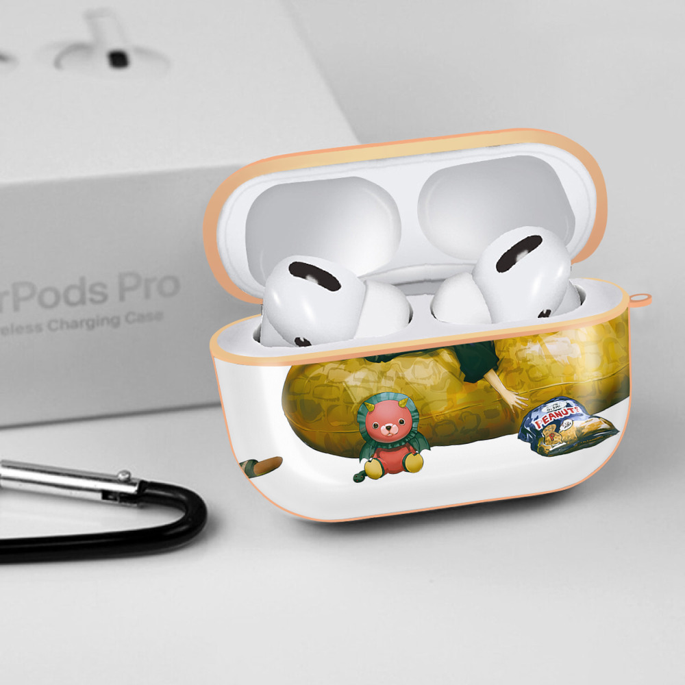 SPY×FAMILY间谍家家酒 【AirPods Pro用】ハードシェル保護ケース｜耐衝撃・防指紋・カラビナ付き商品仕様