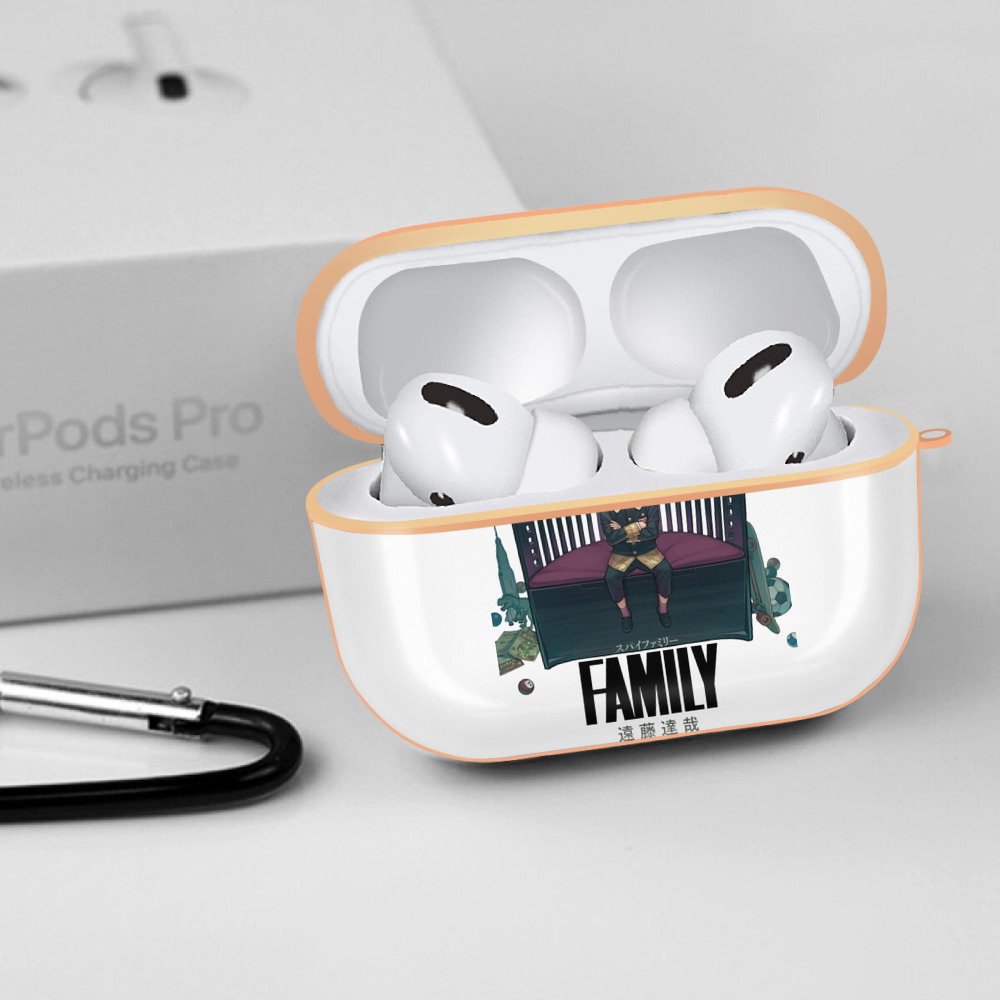 SPY×FAMILY间谍家家酒 【AirPods Pro用】ハードシェル保護ケース｜耐衝撃・防指紋・カラビナ付き商品仕様