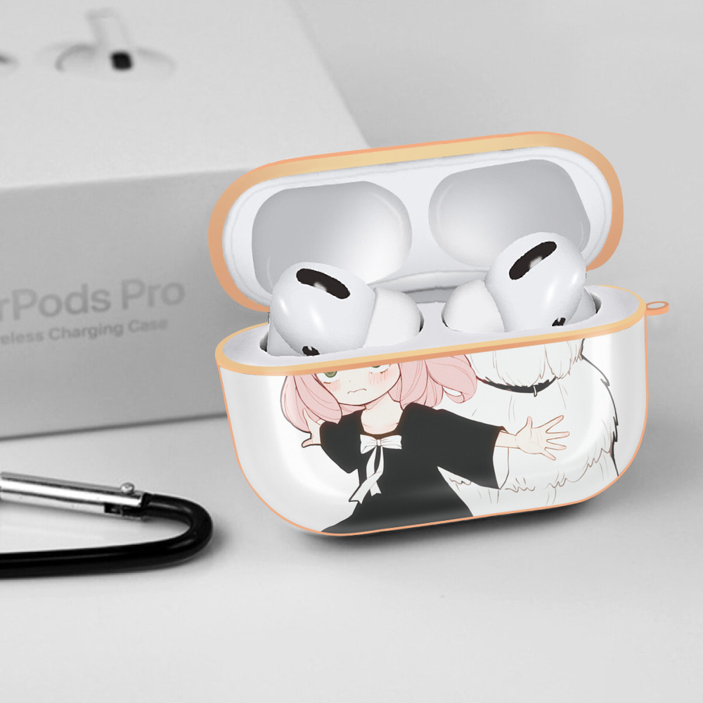 SPY×FAMILY间谍家家酒 【AirPods Pro用】ハードシェル保護ケース｜耐衝撃・防指紋・カラビナ付き商品仕様