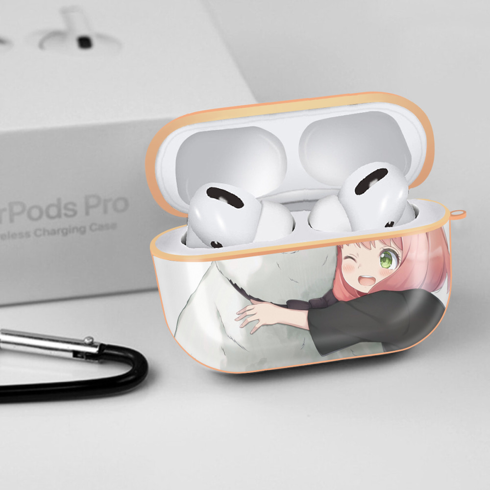 SPY×FAMILY间谍家家酒 【AirPods Pro用】ハードシェル保護ケース｜耐衝撃・防指紋・カラビナ付き商品仕様