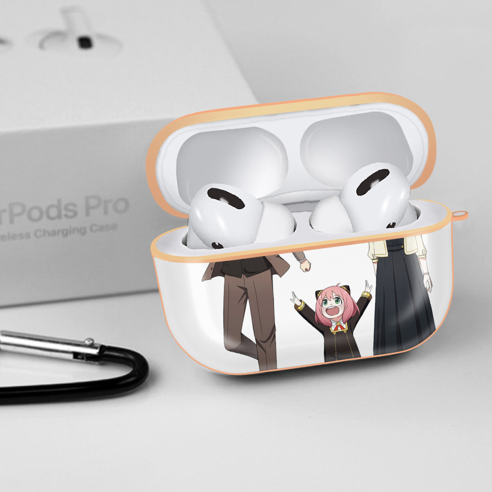 SPY×FAMILY间谍家家酒 【AirPods Pro用】ハードシェル保護ケース｜耐衝撃・防指紋・カラビナ付き商品仕様