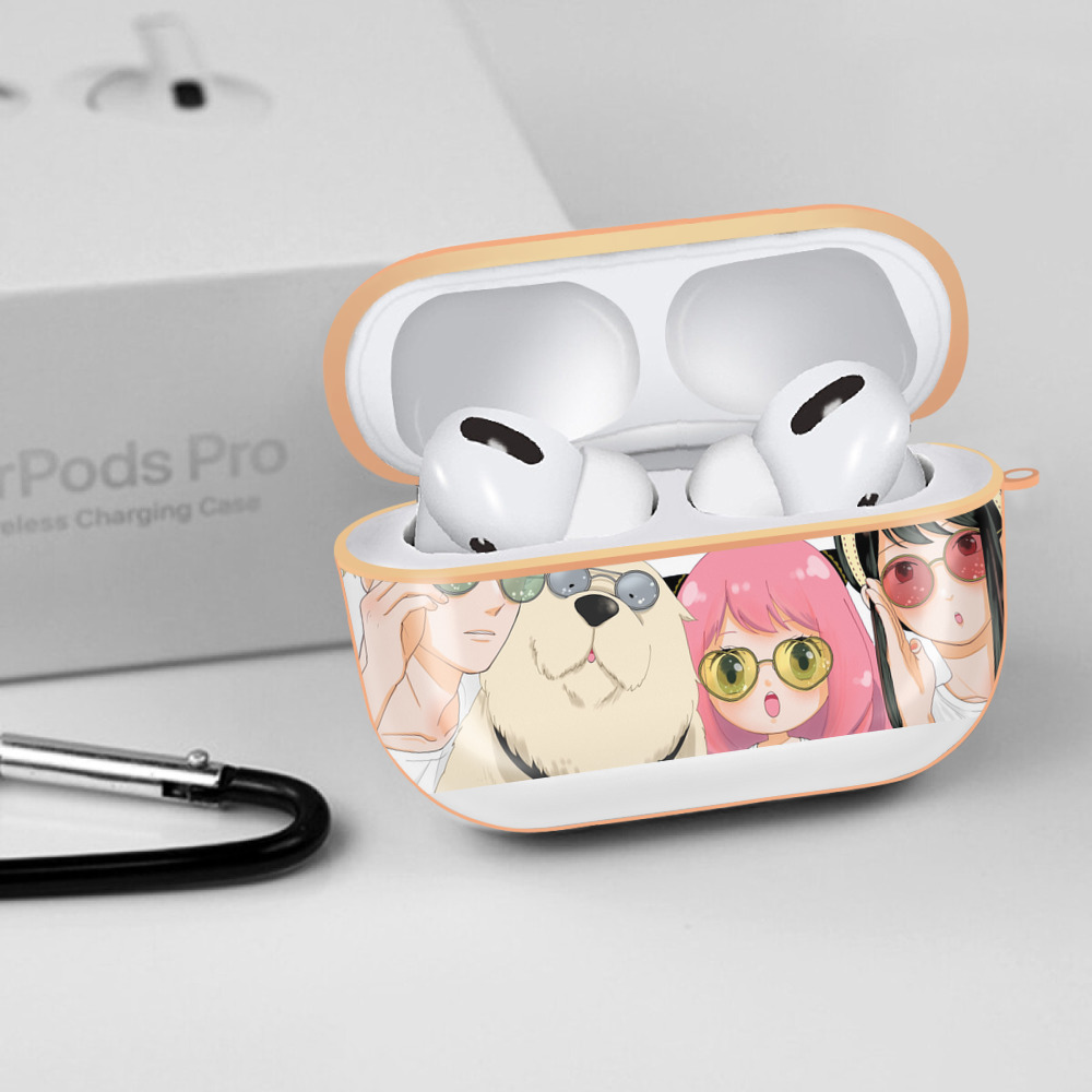 SPY×FAMILY间谍家家酒 【AirPods Pro用】ハードシェル保護ケース｜耐衝撃・防指紋・カラビナ付き商品仕様
