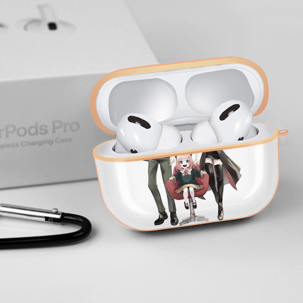 SPY×FAMILY间谍家家酒 【AirPods Pro用】ハードシェル保護ケース｜耐衝撃・防指紋・カラビナ付き商品仕様