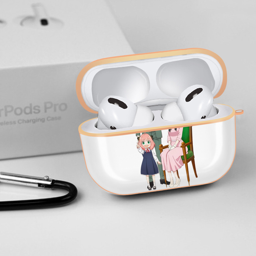 SPY×FAMILY间谍家家酒 【AirPods Pro用】ハードシェル保護ケース｜耐衝撃・防指紋・カラビナ付き商品仕様