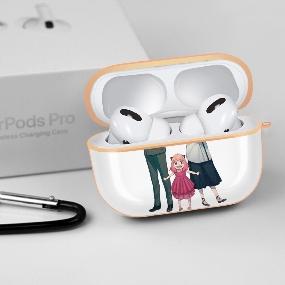 SPY×FAMILY间谍家家酒 【AirPods Pro用】ハードシェル保護ケース｜耐衝撃・防指紋・カラビナ付き商品仕様